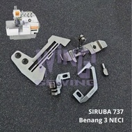 MESIN SIRUBA Thread 3 NECI GAUGE SET Getset Industrial Overlock Sewing Machine TYPICAL JACK SIMARU S