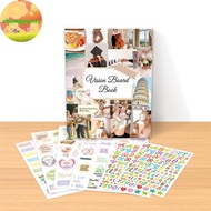 Zhongyanxi 1100+ Vision Board Book, Vision Board Supplies For Women, Vision Board Clip Art Book, Vis