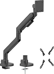Office GS812AEXB Monitor Bracket Extra Strong up to 27 kg to 57 Inch Support Arm with Gas Lift LED L