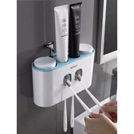 Ecoco Toothpaste Dispenser WITH 4 CUPS