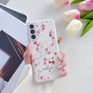 เคสโทรศัพท์มือถือแบบนิ่ม ใส ลายดอกไม้ สําหรับ Samsung Galaxy A53 A52 A22 A32 A42 A72 A82 A12 A33 A73 A71 A51 A52S 4G 5G