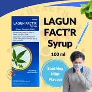Lagundex Forte / Lagun Factr / Lagun Factor Cough Cold Syrup Herbal 100ML (Mint) (Sakit Tekak/Batuk)