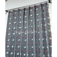 gorden vitrase ruby/hordeng jendela murah/gorden tipis dalaman jendela/gorden transparan putih/horde