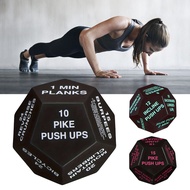 MAL- Fitness Dice Pocket Size Multi-sides Exercise Decision Dice Home Gym Workout Dice Stress Relief