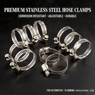 100/300pcs Hose Clamp, Stainless Hose Clamp,304 Stainless Steel Hose Pipe Clamp, Water Pipe Clamp