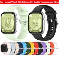 Suitable for Huawei Watch Fit 3 Smart Watch Silicone Watch Band Color Replacement Soft Watch Band Hu