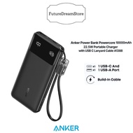 Anker Powerbank 10000mAh 22.5W fast charging with lanyard USB C