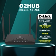 D-Link DWR-M920 4G LTE N300 Sim Card Wireless Modem WiFi Router Support all telco sim card