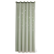 Hollow Out Star Style Window Voile Tulle Tulle Panels สำหรับห้องนอนและห้องนั่งเล่นตกแต่ง