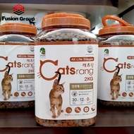 (Mua 1 TẶNG 2 HÀNG MẪU)Thức ăn hạt cho mèo mọi lứa tuổi Catsrang 2KG HỘP