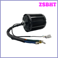 ZSBHT รถมอเตอร์ไซด์ QS 138 90H 4000W PMSM รถไฟฟ้าปานกลางมอเตอร์สำหรับเครื่องใช้ไฟฟ้ารถจักรยานยนต์จัก