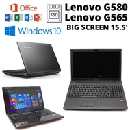 HOT OFFER !!! LENOVO Refurbished Second hand laptop 15.5inch Screen AMD / INTEL CELERON / BUILD IN W