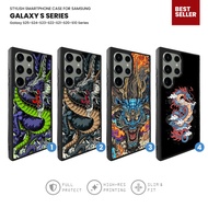 Case Casing Hybrid Softcase Hardcase Samsung Galaxy S25 S24 S23 S22 S21 Ultra Plus Edge 5G Dragon Na