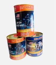 Nhớt Lon dành cho xe số và xe ga KITA POWER 1 10W40 SN MA2 bán lẻ giá sỉ nhớt son siêu rẻ