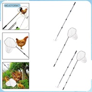 [mojotorw7] Poultry Catcher Leg Hook Stainless Steel Chicken Grabbing Tool Handy Farm Animal Supply 