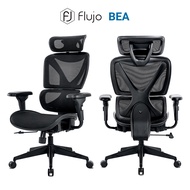 Flujo Bea Ergonomic Office Chair, mesh Chairs for home, Lumbar Support,  Mega Big Armrest