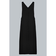 Đầm cổ V dáng suông may kẹp bèo 1R06.2503K váy suông tơ cổ v dáng dài thiết kế bởi JM Dress Design