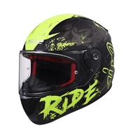 LS2 FF353 - MÀU RAPID NAUGHTY/ RAPID NAUGHTY MATT BLACK H-V YELLOW - MŨ BẢO HIỂM