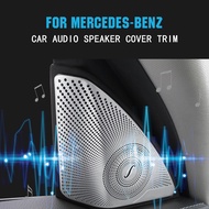 Car Audio Speaker Cover Trim for Mercedes Benz E/C/GLC Class W213 W205 X253 Car Interior Door Loudspeaker Cover Trim Accessories