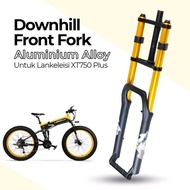 Lankeleisi XR6 Downhill Fork Spring Suspension Front Fork Shock Absorber Ebike Sepeda Listrik for La