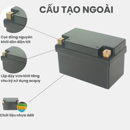 Bộ Acquy Xe Máy Pin Lithium Pin Sắt 32700 4S - 12.8V/14.4V Công Suất 6000mAh Trọng Lượng Nhẹ Tự Động