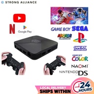 64GB Android TV box Game Box G5 2IN1 4K HD Game Console 30000+ Retro Classic Game Family Gaming Box with Dual Controller