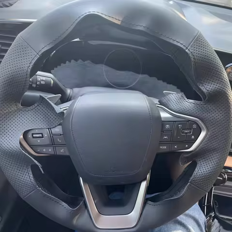 Customized Braid Car Steering Wheel Cover For Lexus NX350h NX450h NX 250 NX260 NX350 Microfiber Leat