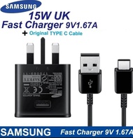[ORIGINAL] Samsung A20 A22 A12 A03S M21 M22 A32 A52 NOTE 5 7 8 S8 S9 Adaptive 15W Fast Charging Trav