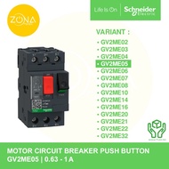 SCHNEIDER GV2ME05 0.63-0.1A CIRCUIT BREAKER MOTOR