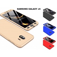 SAMSUNG GALAXY J4 2018 360 FULL BODY PROTECTION CASE +FREE TEMPERED GLASS