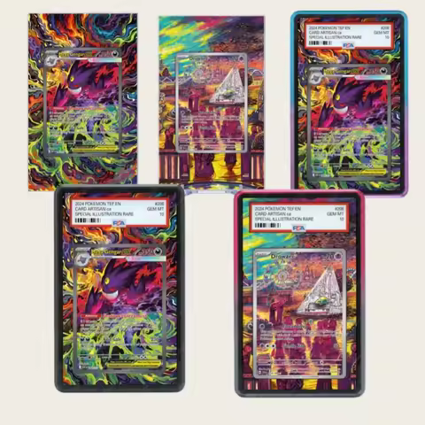 Acrylic Rare Display Collection Card for Ptcg Mega Gengar Drowzee Anime Card Extended Art Painting P