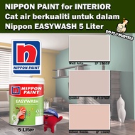 Nippon Paint EasyWash Interior collection 5 Liter Wall Arte 1865P / Quaint 1376P / Infant smile 1369