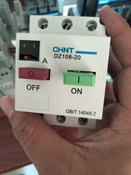 Aptomat CHINT DZ108-20 tích hợp role nhiệt 3 pha 380V dãi dòng 5-8A 10-16A