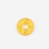 999/24K Gold Pendant Classic Gold Coin PGJP181363