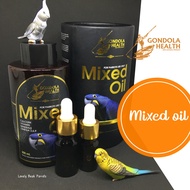 Mixed Oil Gondala health น้ำมันสกัดเมล็ดถั่ว สำหรับนกสวยงามทุกสายพันธุ์ อาหารเสริมนก วิตามินสำหรับนก