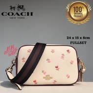 [ORIGINAL] Coach Jes Crossbody With Heart Floral Print/Coach Bag