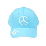 หมวกเบสบอล Mercedes-AMG F1 Team “George Russell” 63 สีฟ้าพาสเทล