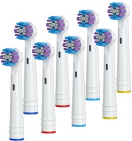 Replacement Toothbrush Heads for Oral-B, 8 Pack Replacement Heads Compatible with Oral B Braun Elect