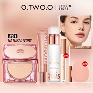 Lazada Live Buy 3 Get 5  O.TWO.O Face Makeup Set Powder + Primer +Spray + Concealer + Sponge 5 Pcs S