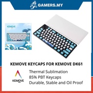 Kemove Keycaps Set Thermal Sublimation 85% PBT Themed Design with Keycap Puller