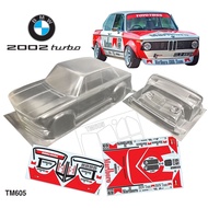 New Class  BMW 2002 1/10 M car RC PC shell body 225mm wheelbase Transparent no painted drift body sh