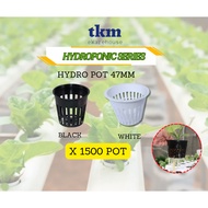 [1500 NOS X 47mm] [Fertigasi Hidroponik Sayur Daun Hydroponic] Mesh Hydro Pot Aquaponics Hydroponics