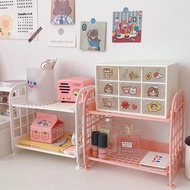 1PC Horizontal Desktop Storage Rack, Desktop Double-layer Storage Rack