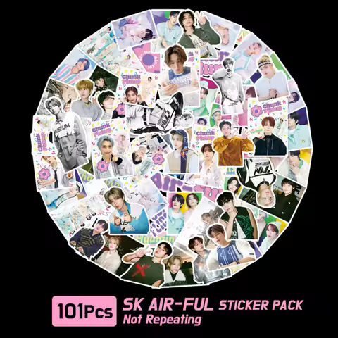 Spot GoodsStray 2024 "Air-ful"Peripheral graffiti stickers Hwang Hyunjin's real-life photo sticker S