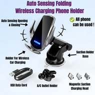 Car Phone Holder for Dashboard/Windscreen/Curved Dashboard Car Phone Holder Wireless Charging car phone holder magnetic