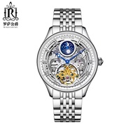 TEVISE2024 new men's watch automatic mechanical waterproof large dial men's business watch