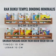 NEWEST MINIMALIST WOODEN BOOKSHELF #MODEL WALL MOUNT#RAK AESTHETIC WOODEN BOOK#RAK HANGING BOOK#RAK 