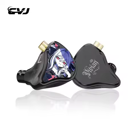 CVJ Vivian In Ear Earphones 10mm Dynamic Driver suitable for Music and Gaming 0.78mm Detachable Cabl