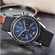 Omega Omega Speedmaster series quartz movement watch men Rui watch 40mm stainless steel dial stainless steel case stainless steel strap