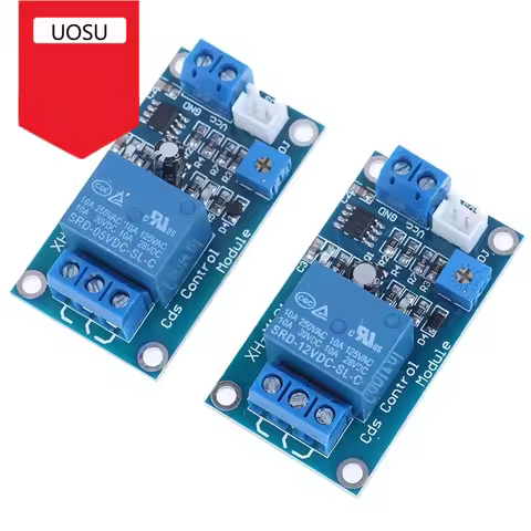 (HB05)DC 12v Light Control Switch Photoresistor Relay Module Xh-m131 Detection Sensor